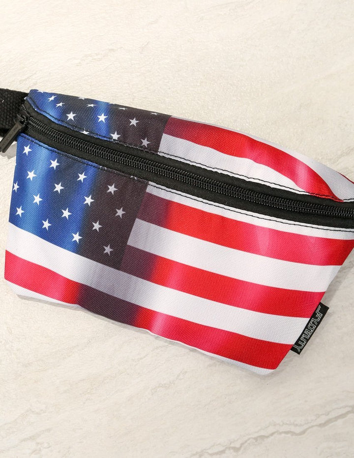 83040: Fanny Pack |Ultra-Slim Skinny Low-Profile Belt Bum Bag |FLAG USA
