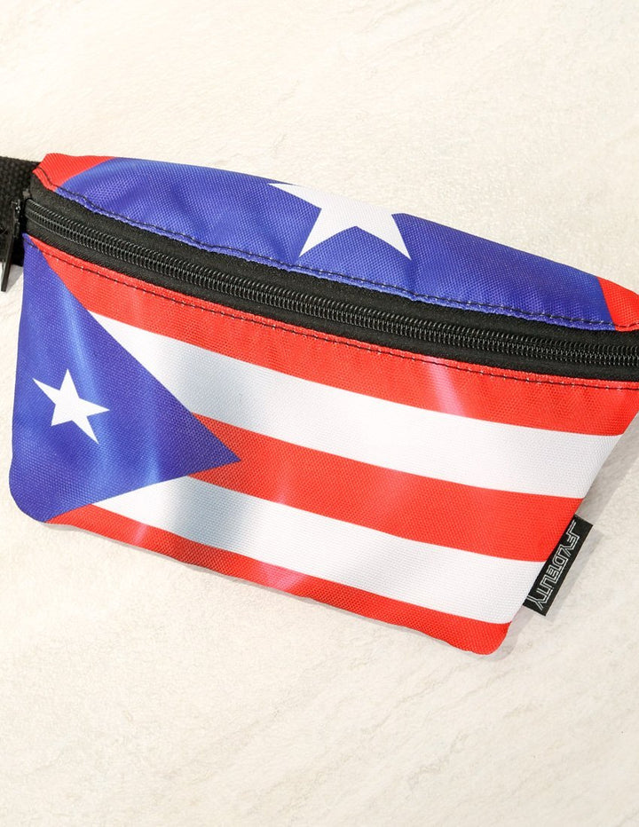 83044: Fanny Pack |Ultra-Slim Skinny Low-Profile Belt Bum Bag |FLAG Puerto Rico
