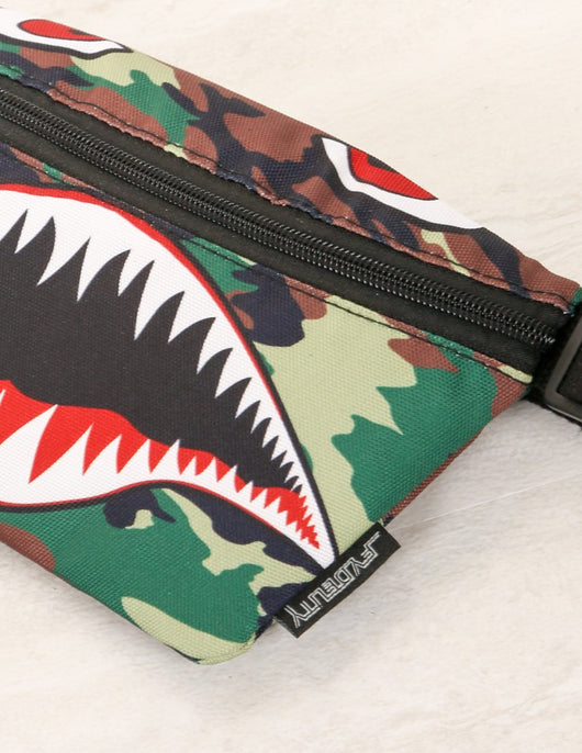 83080: Fanny Pack |Ultra-Slim Skinny Low-Profile Belt Bum Bag |FLYING TIGER Camo