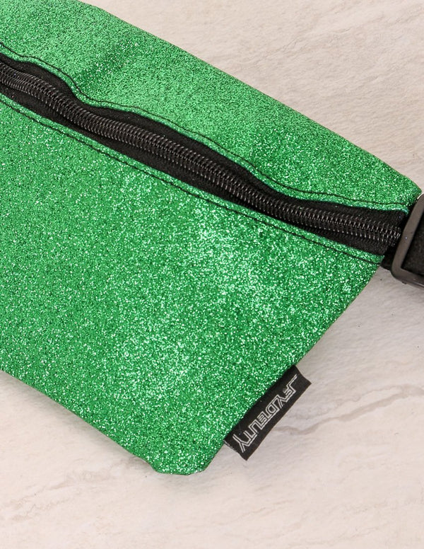 Fanny Pack |Ultra-Slim |DAZZLER Green Glitter