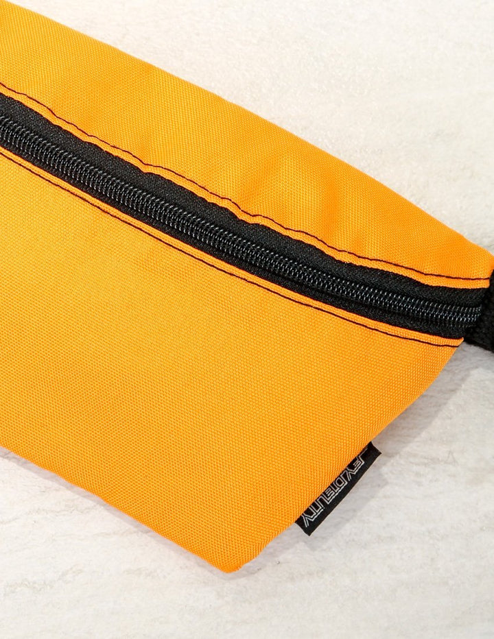 83292: Fanny Pack |Ultra-Slim Skinny Low-Profile Belt Bum Bag |GAME DAY Orange & Black