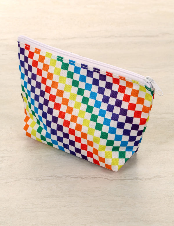 83454: Zip Pouch: PRIDE INDY Check Rainbow