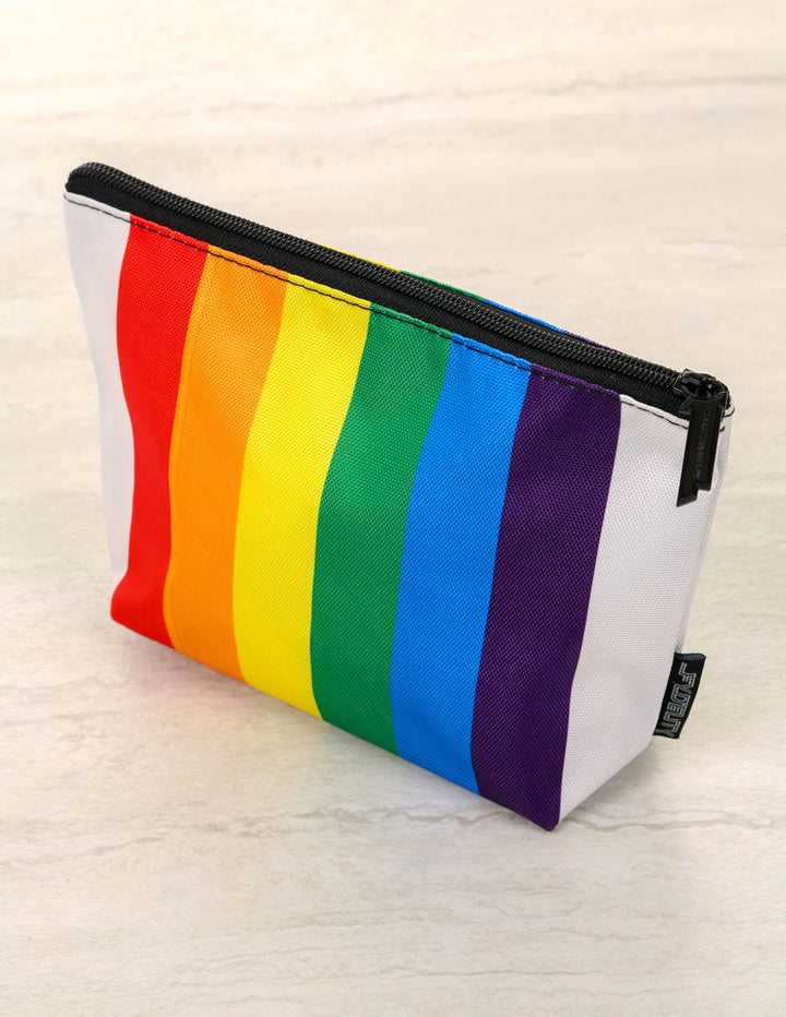 83457: Zip Pouch: PRIDE Rainbow Stripe