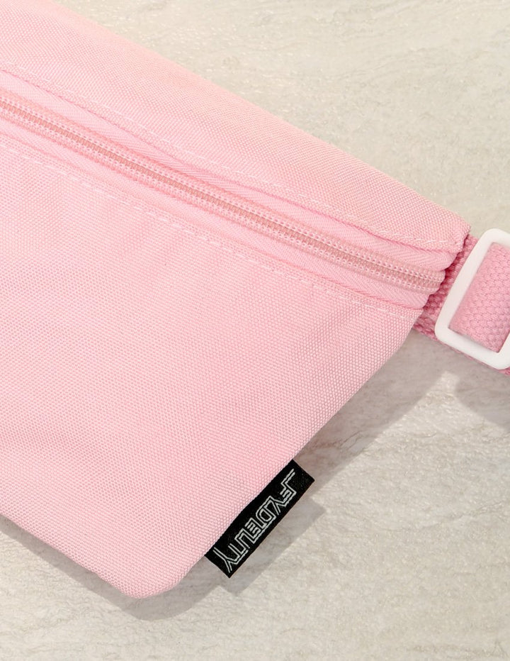 83712: Fanny Pack |Ultra-Slim Skinny Low-Profile Belt Bum Bag |PASTEL COTTON CANDY