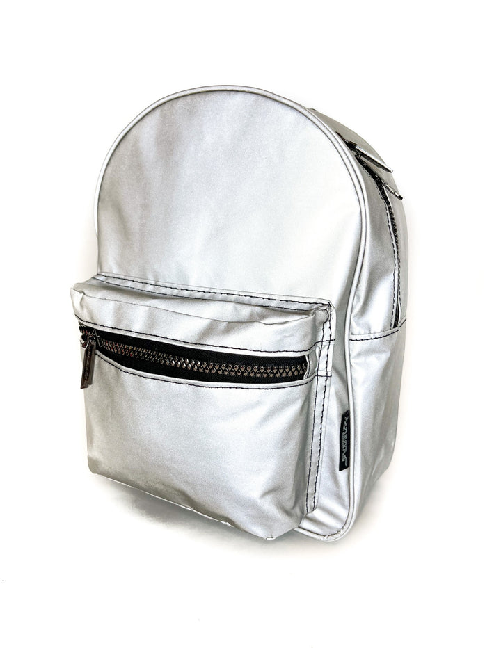 86023: Mini Backpack: Reflective Silver