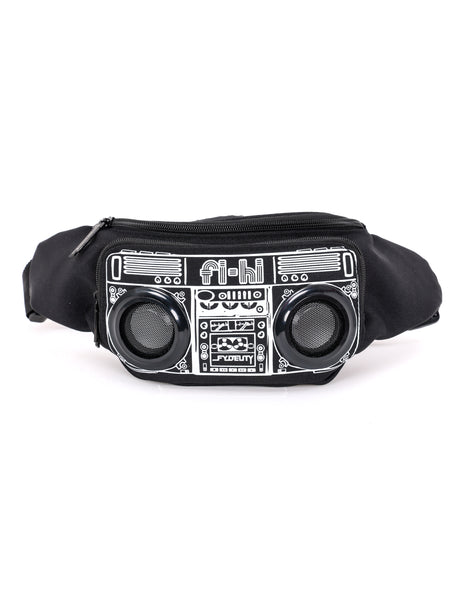 【HI FI FNK】Dot Way Bag FI-HI Fanny Pack | Bluetooth Speakers |Black – Fydelity
