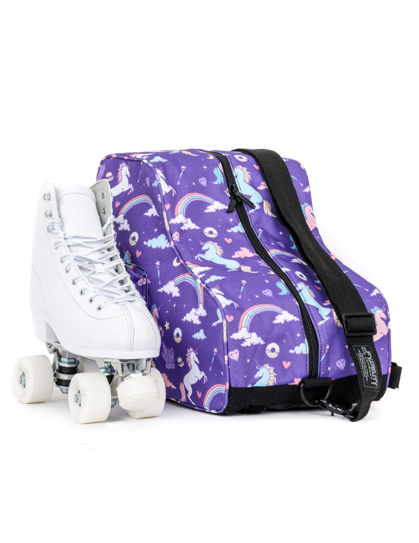 Roller Skate Backpack | Freewheelin' | Purple Unicorn