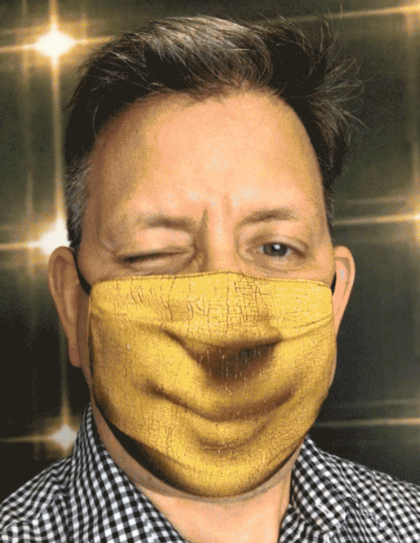 18414: Face Mask |Anti-Surveillance /Anti Facial Recognition |MONA